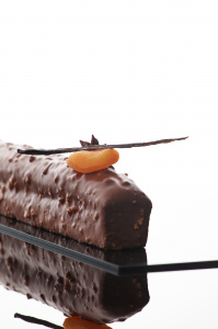 Шоколадный кекс с абрикосами